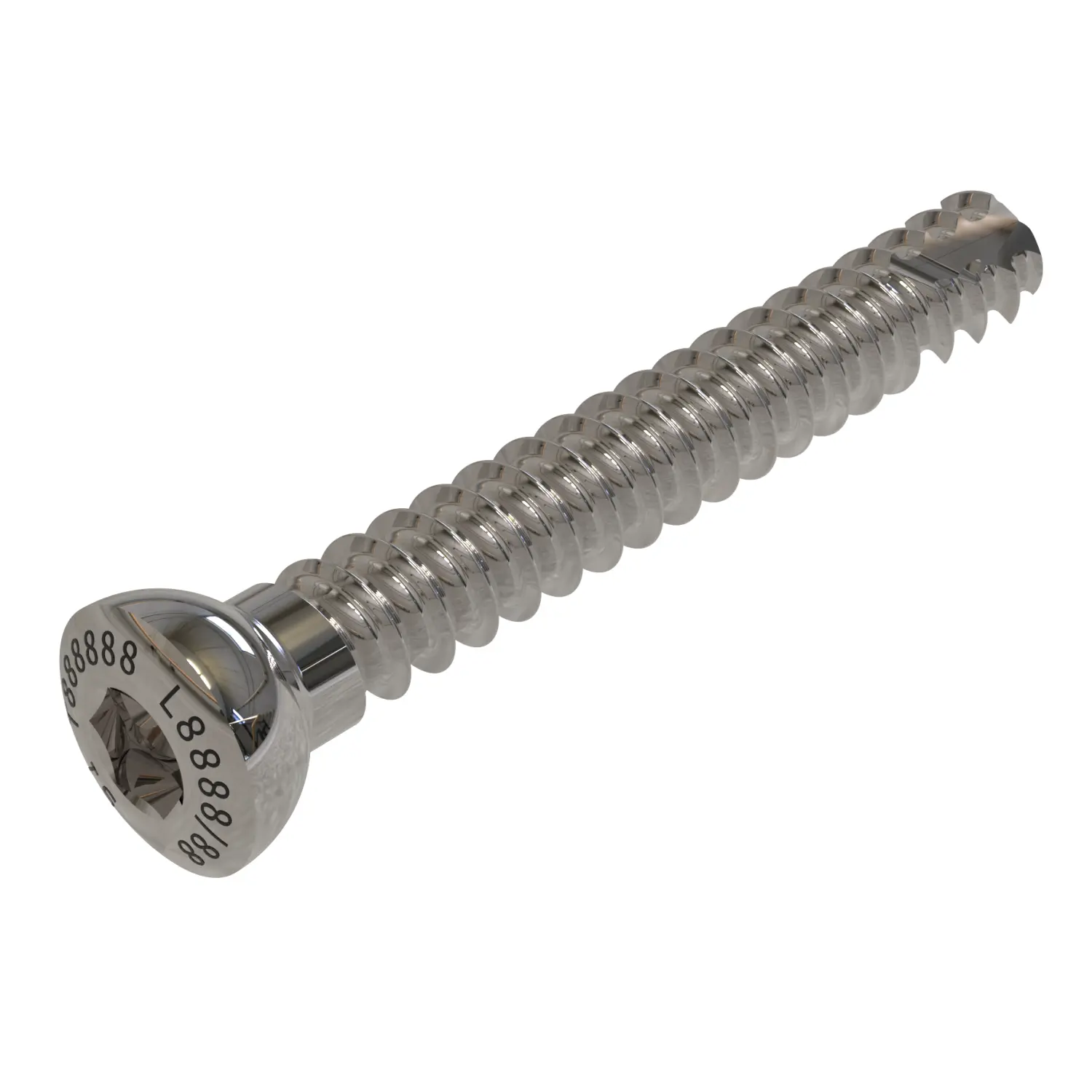 Imagem de: Parafuso Cortical Ø3,5mm (Passo 1,25mm) Auto Rosqueante