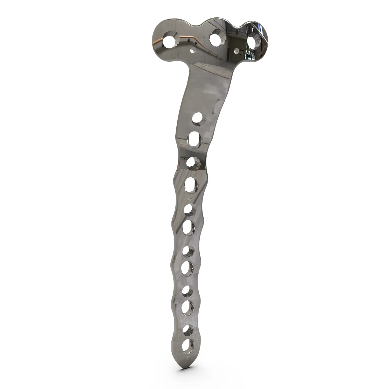 Imagem de: Placa Proximal Tibial Bloqueada “T” Direita