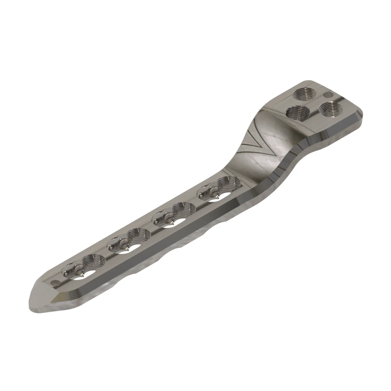 Imagem de: Placa Pediátrica Proximal de Fêmur 100° - 5mm