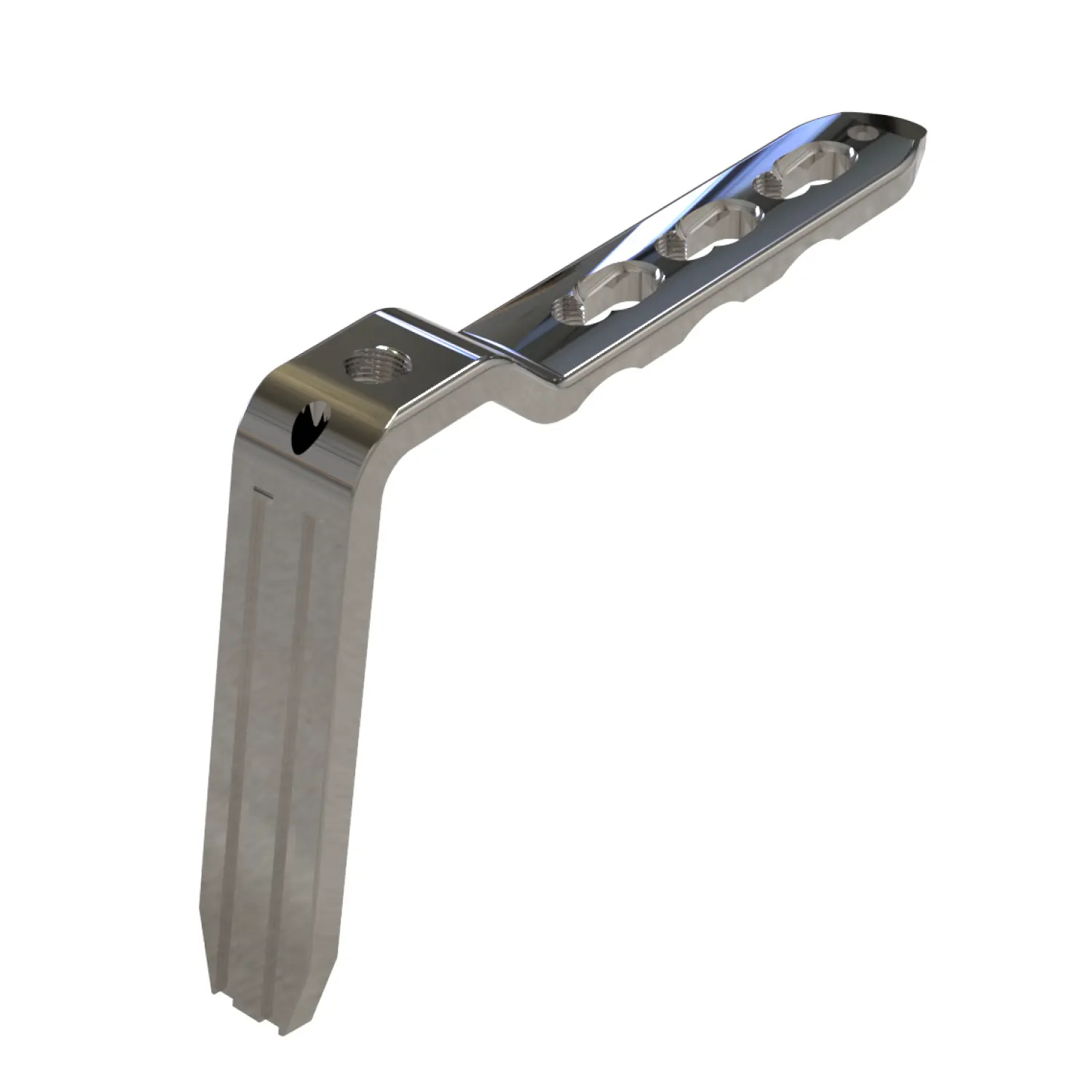 Imagem de: Placa Pediátrica Proximal 100º 3 Furos - 3,5mm