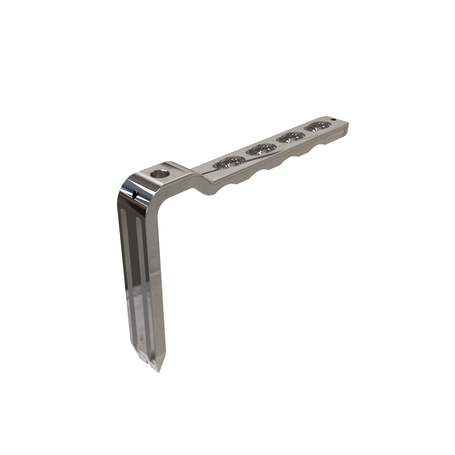 Imagem de: Placa Pediátrica Proximal 90º 4 Furos - 5mm