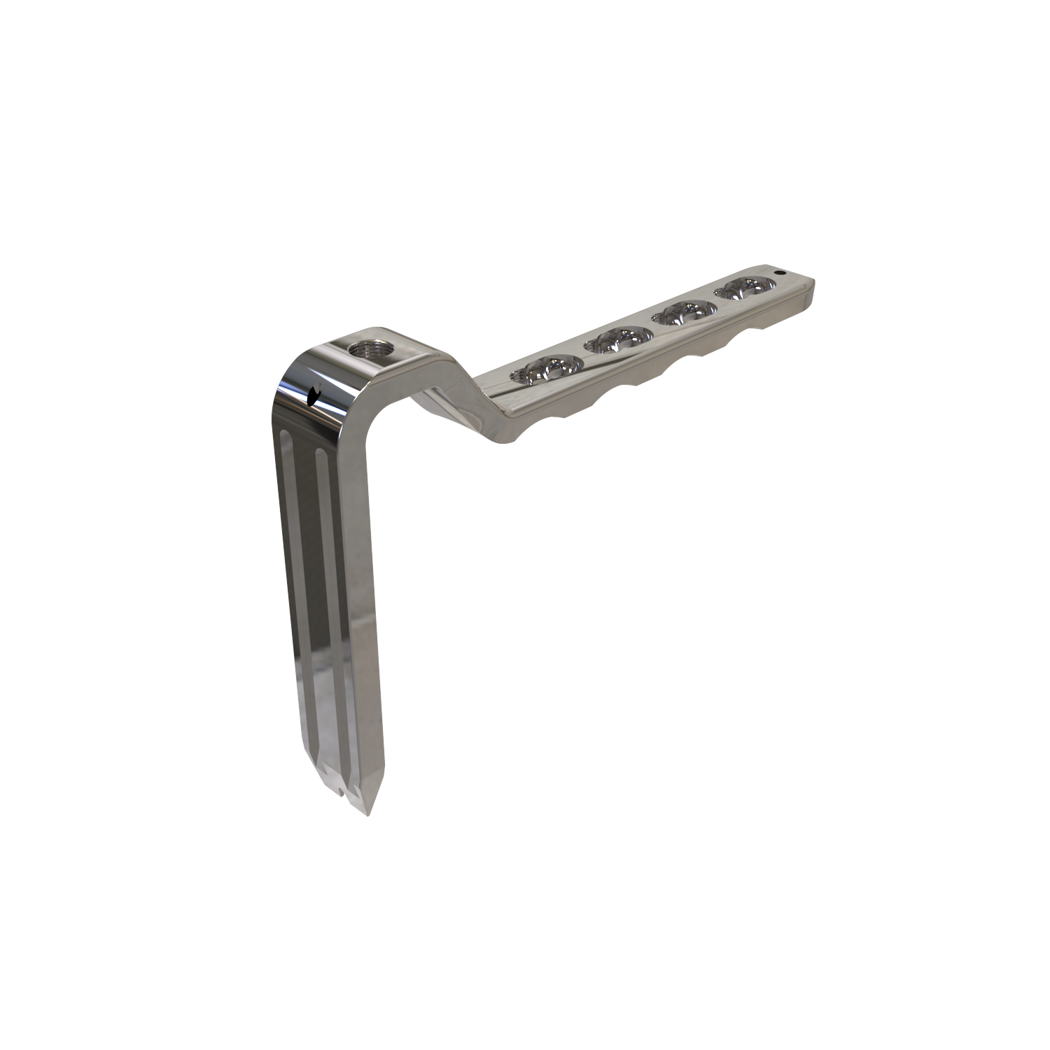 Imagem de: Placa Pediátrica Proximal 90º 4 Furos - 5mm
