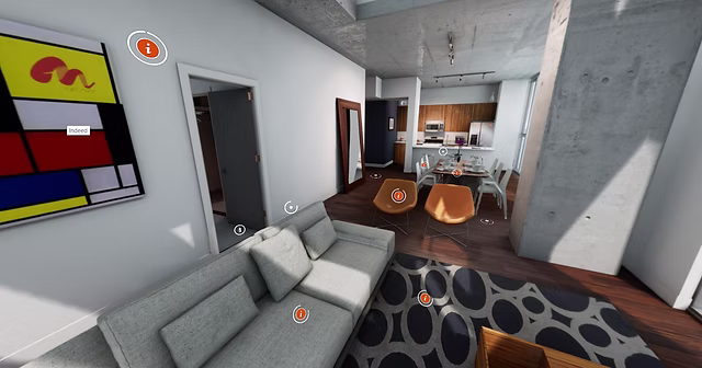 Google Maps Virtual Tour Interface