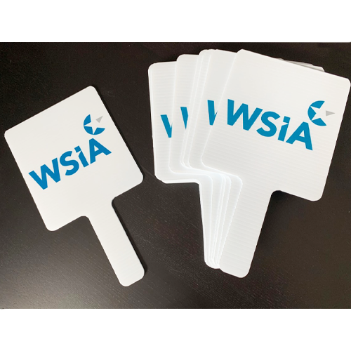 Handheld Paddle Signs Deadline Signs