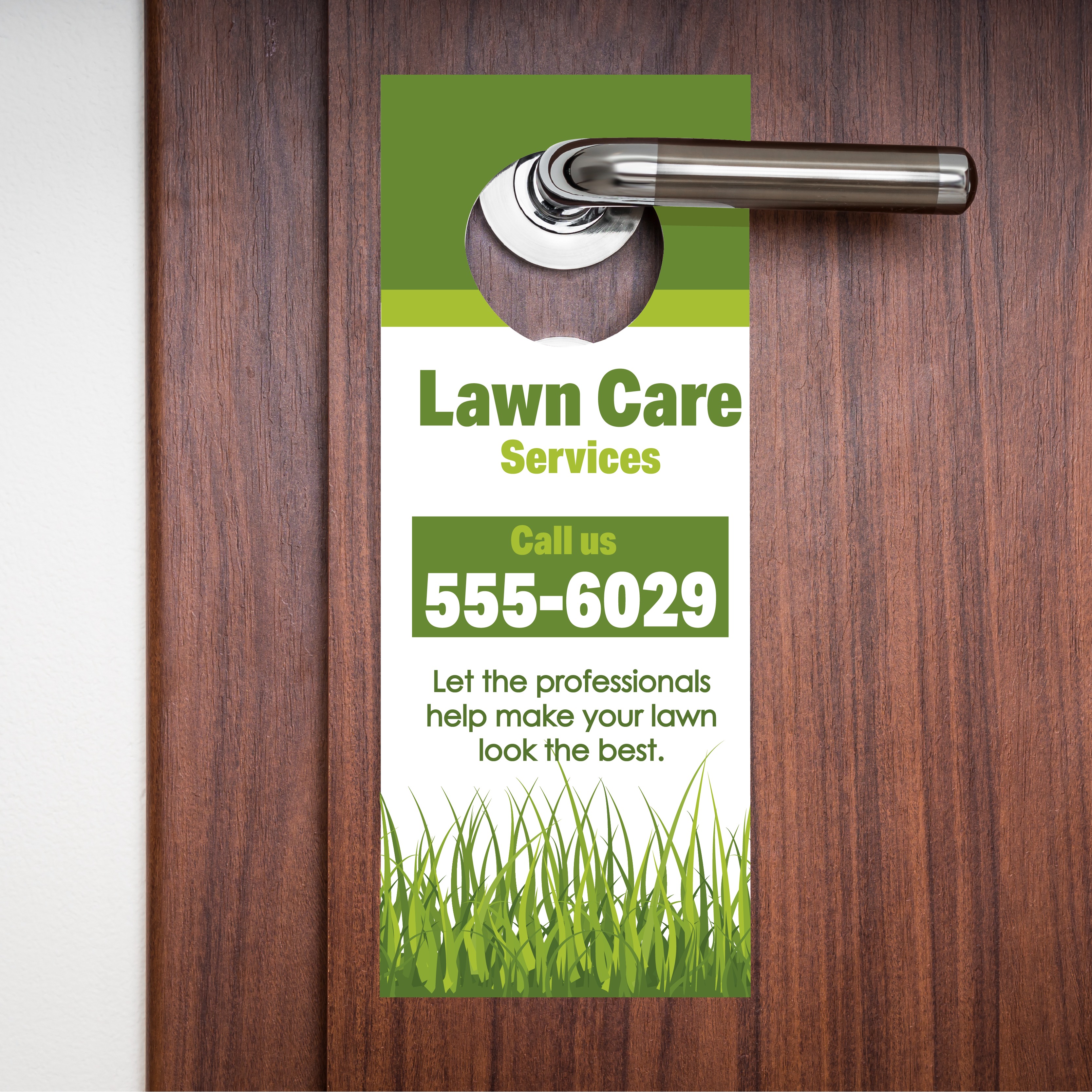 Lawn Care Door Hanger