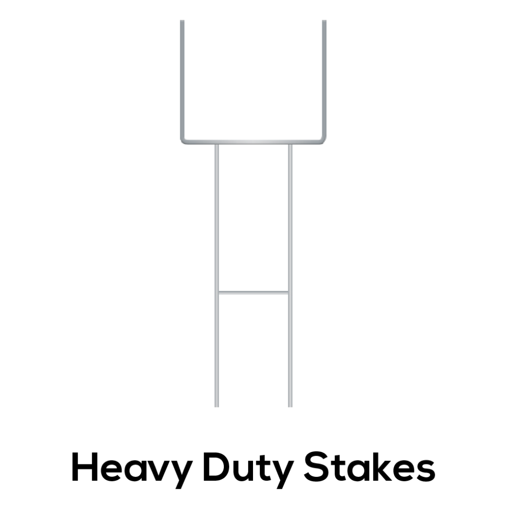 Heavy Duty Yard Sign Stakes - Deadline Signs