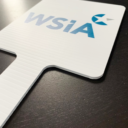 Handheld Paddle Signs and Custom Paddle Signs Deadline Signs