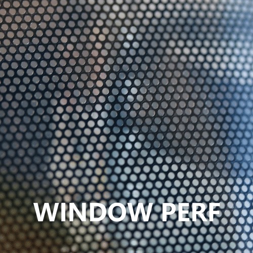 Modern Gradient Perforated Window Decal CGSignLab Coming Soon 96x48