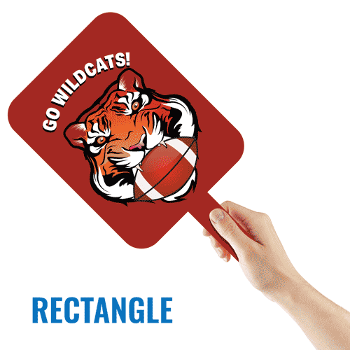 Handheld Paddle Signs and Custom Paddle Signs Deadline Signs