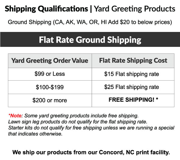 flat rate shipping costs