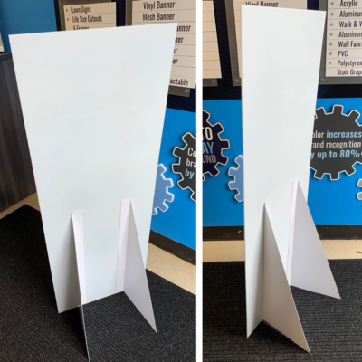 Easel Back Signs - Single Wing - Choose Your Size