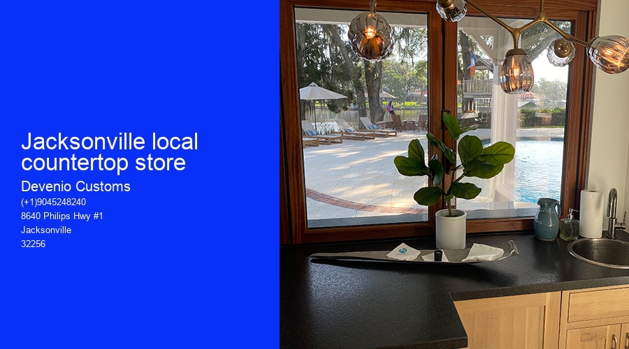 Jacksonville local countertop store