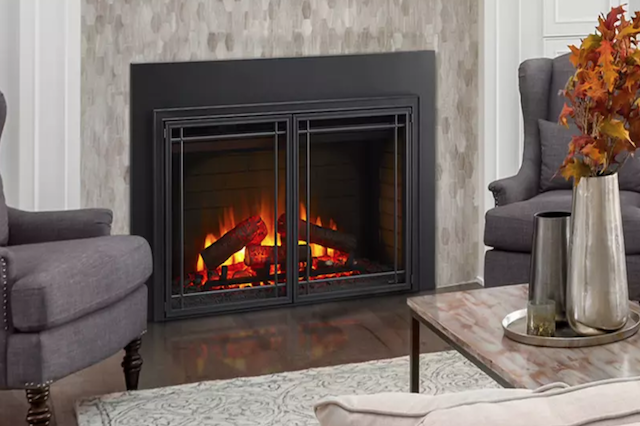 A picture of a SimpliFire electric fireplace