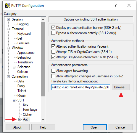 putty ssh key setup