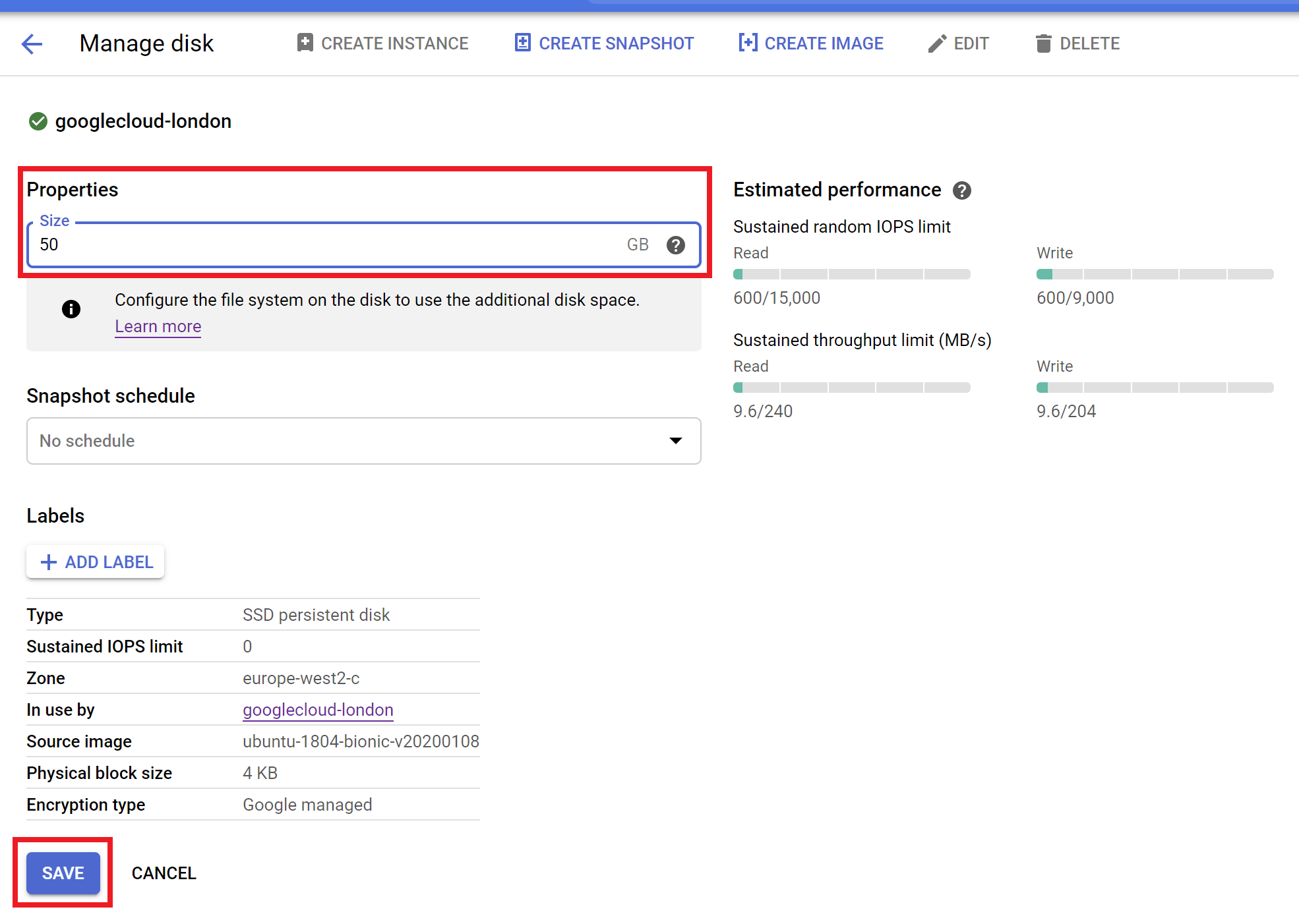 google cloud vm ftp server