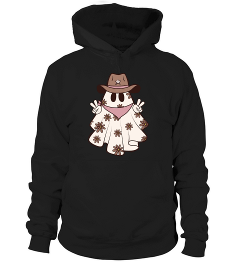 Halloween Cowboy Ghost Hoodie Unisex