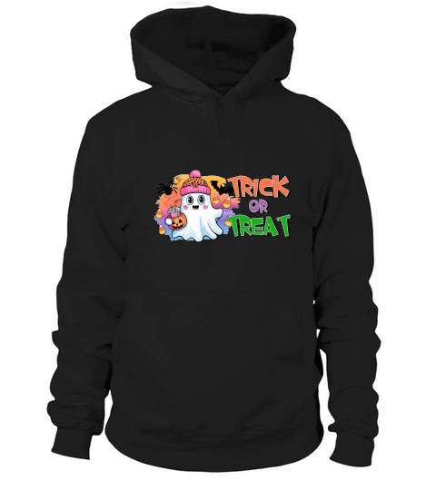 Trick Or Treat Sublimation Halloween Hoodie Unisex