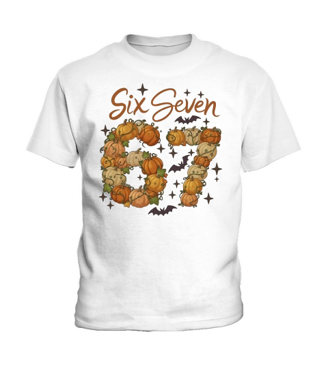 6 7 Trend Meme Halloween Kids T-Shirt