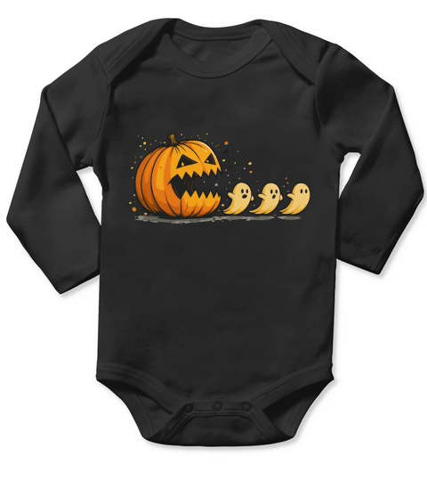 Funny Halloween Spooky Season Long Sleeve Baby One-Piece