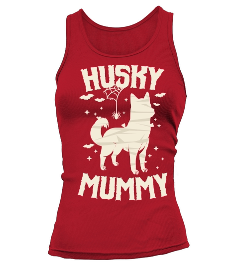 Husky Mummy Retriever Halloween Tank top Woman