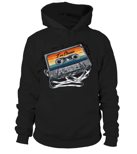 80s Cassette Tape Retro Vintage Hoodie Unisex