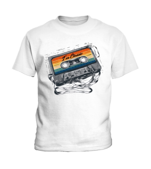 80s Cassette Tape Retro Vintage Kids T-Shirt