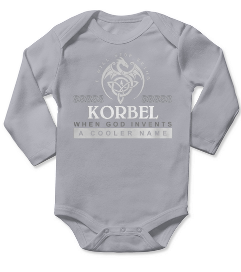 Great To Be KORBEL Tshirt Long Sleeve Baby One-Piece