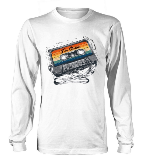 80s Cassette Tape Retro Vintage Long sleeved Unisex