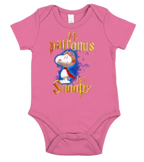 My Patronus is a Snoopy Short Sleeve Baby One-Piece