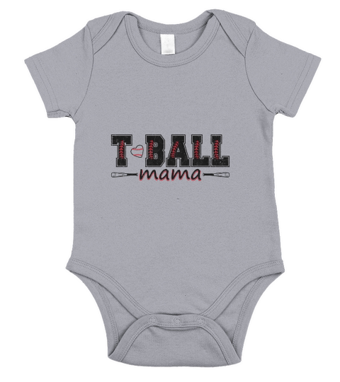 Vintage T Ball Mom Sublimation Short Sleeve Baby One-Piece