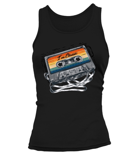 80s Cassette Tape Retro Vintage Tank top Woman