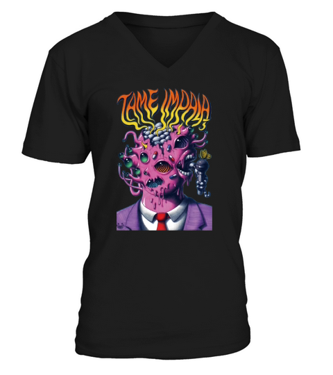 Mens Tame Impala Logo V-Neck T-shirt