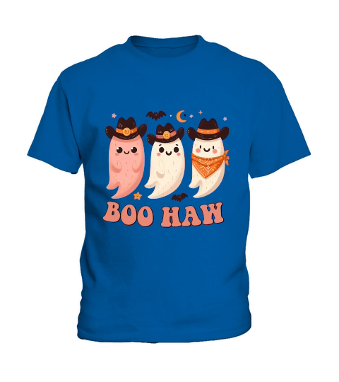 Boo Haw Halloween Ghouls Kids T-Shirt