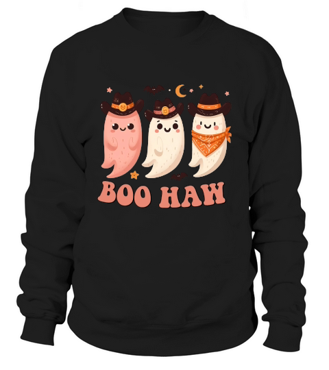 Boo Haw Halloween Ghouls Sweatshirt Unisex
