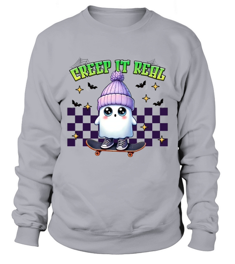 Creep It Real Halloween Boo Sweatshirt Unisex