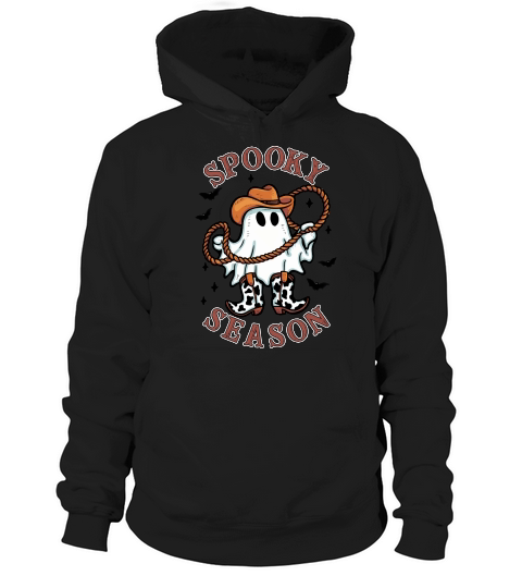 Cowboy Spooky Season Cute Halloween Hoodie Unisex