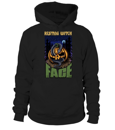 RESTING WITCH FACE HALLOWEEN HALLOWEEN Hoodie Unisex