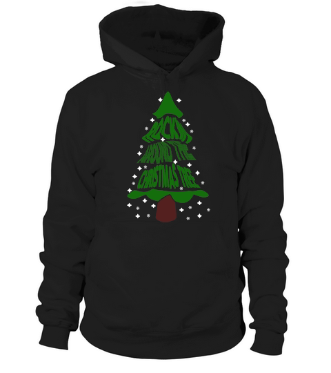 ROCKIN THE AROUND THE CHRISTMAS TREE   Christmas Day Design Hoodie Unisex
