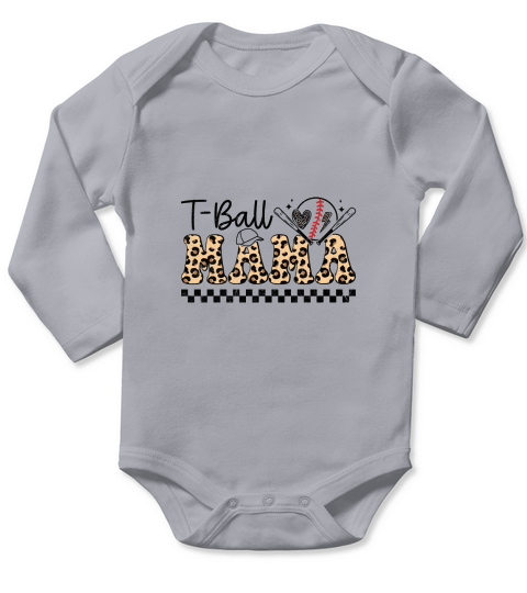 Vintage T Ball Mom Sublimation Baseball Mam Long Sleeve Baby One-Piece Vintage T Ball Mom Sublimation Baseball Mam Long Sleeve Baby One-Piece