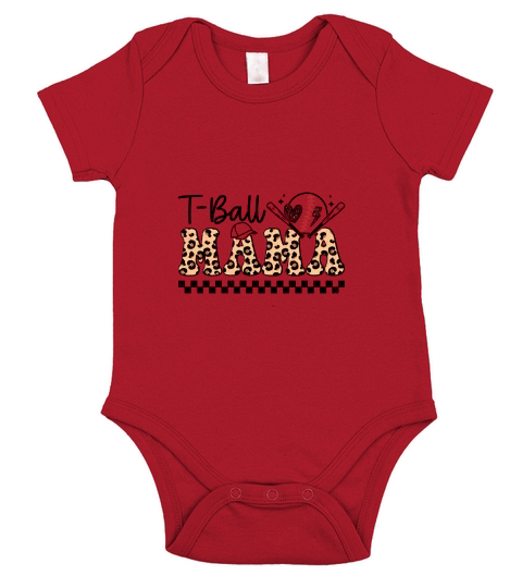 Vintage T Ball Mom Sublimation Baseball Mam Short Sleeve Baby One-Piece