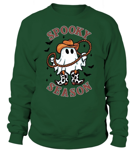 Cowboy Spooky Season Cute Halloween Sweatshirt Unisex