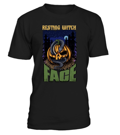 RESTING WITCH FACE HALLOWEEN HALLOWEEN T-Shirt Unisex