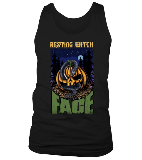 RESTING WITCH FACE HALLOWEEN HALLOWEEN Tank Top Unisex