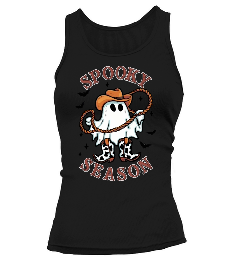 Cowboy Spooky Season Cute Halloween Tank top Woman