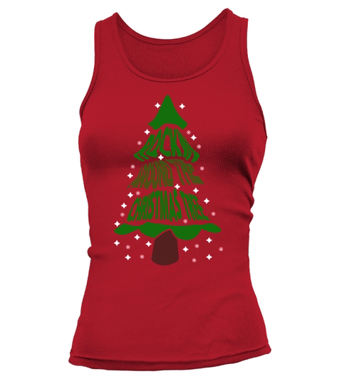 ROCKIN THE AROUND THE CHRISTMAS TREE   Christmas Day Design Tank top Woman