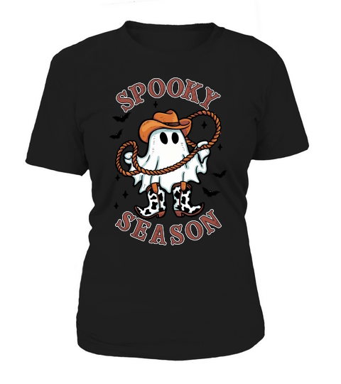 Cowboy Spooky Season Cute Halloween Women's T-Shirt