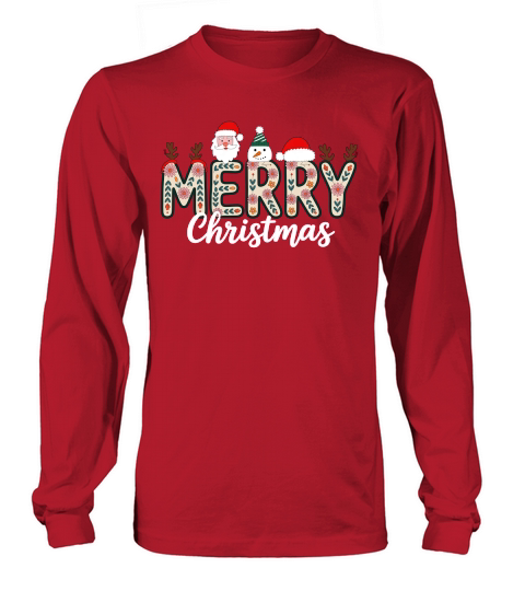 Holiday Christmas Sublimation Long sleeved Unisex