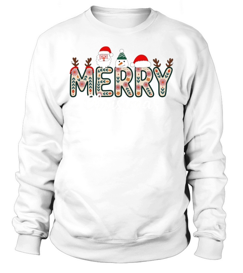 Holiday Christmas Sublimation Sweatshirt Unisex