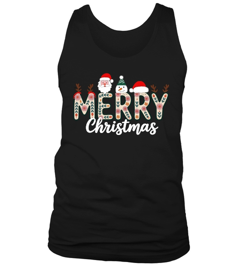 Holiday Christmas Sublimation Tank Top Unisex