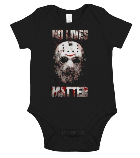 Jason Voorhees No Lives Matter Short Sleeve Baby One-Piece